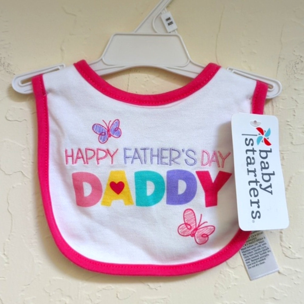 3/$20🌟 Baby Starters Feeding/Teething Happy Father's Day Daddy Bid